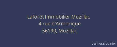 Lafor&ecirc;t Immobilier Muzillac
