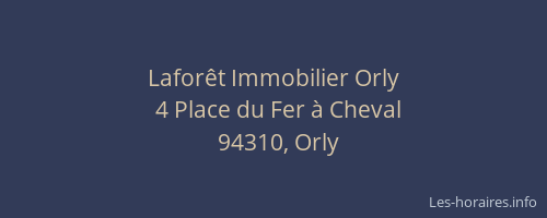 Laforêt Immobilier Orly