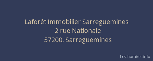 Lafor&ecirc;t Immobilier Sarreguemines