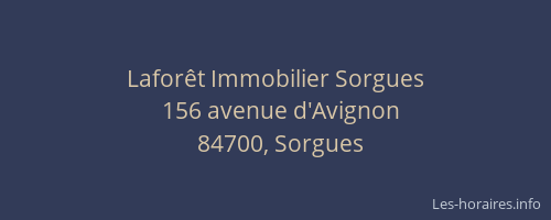 Lafor&ecirc;t Immobilier Sorgues