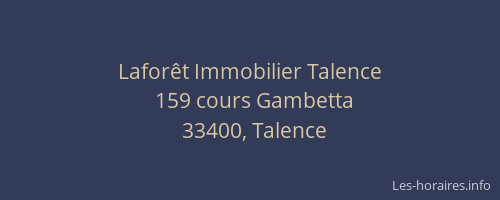 Laforêt Immobilier Talence