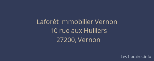 Lafor&ecirc;t Immobilier Vernon