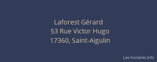 Laforest G&eacute;rard