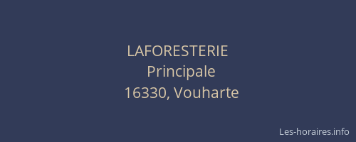 LAFORESTERIE