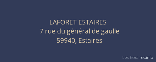 LAFORET ESTAIRES