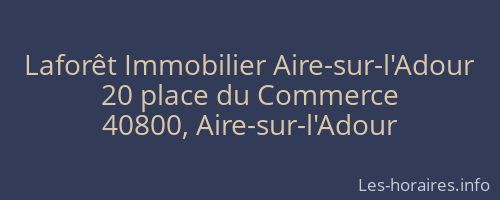 Laforêt Immobilier Aire-sur-l'Adour