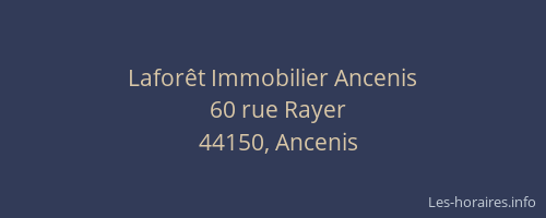 Laforêt Immobilier Ancenis