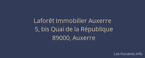 Laforêt Immobilier Auxerre