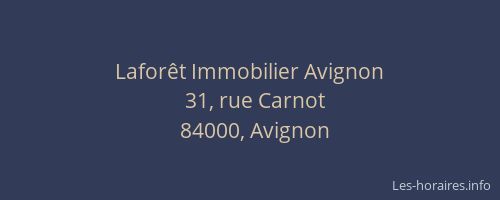 Laforêt Immobilier Avignon
