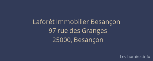 Laforêt Immobilier Besançon