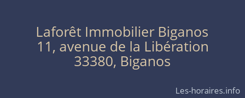 Laforêt Immobilier Biganos