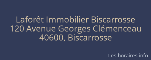 Laforêt Immobilier Biscarrosse
