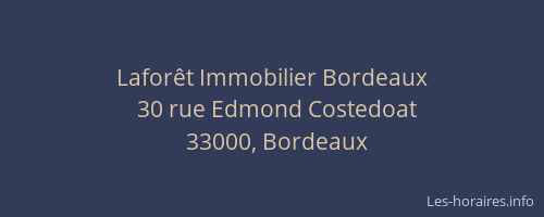 Laforêt Immobilier Bordeaux