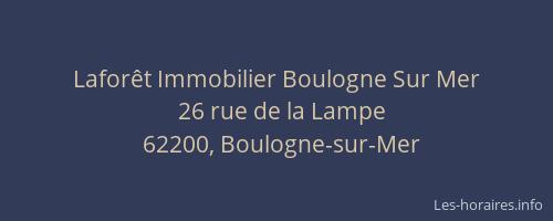 Laforêt Immobilier Boulogne Sur Mer