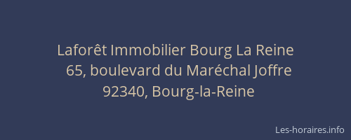 Laforêt Immobilier Bourg La Reine