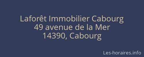 Laforêt Immobilier Cabourg