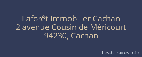 Laforêt Immobilier Cachan