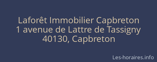 Laforêt Immobilier Capbreton