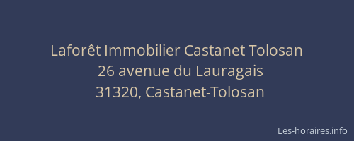 Laforêt Immobilier Castanet Tolosan