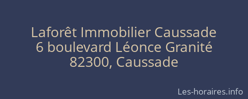Laforêt Immobilier Caussade