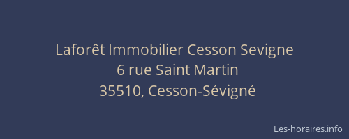 Laforêt Immobilier Cesson Sevigne