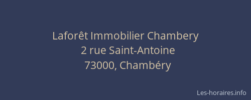 Laforêt Immobilier Chambery