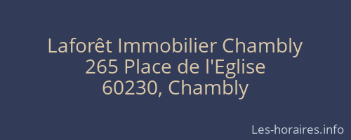 Laforêt Immobilier Chambly