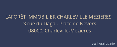 LAFORÊT IMMOBILIER CHARLEVILLE MEZIERES