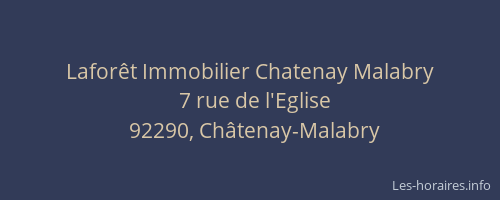Laforêt Immobilier Chatenay Malabry