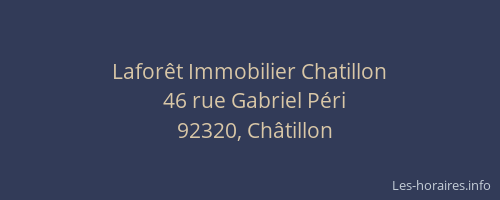 Laforêt Immobilier Chatillon