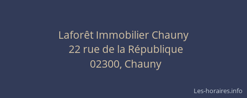 Laforêt Immobilier Chauny