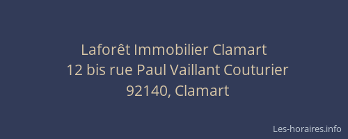Laforêt Immobilier Clamart