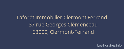 Laforêt Immobilier Clermont Ferrand