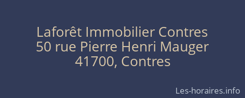 Laforêt Immobilier Contres