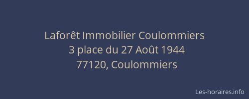 Laforêt Immobilier Coulommiers