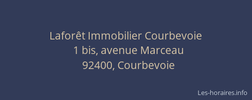 Laforêt Immobilier Courbevoie
