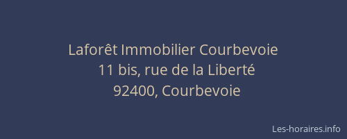 Laforêt Immobilier Courbevoie
