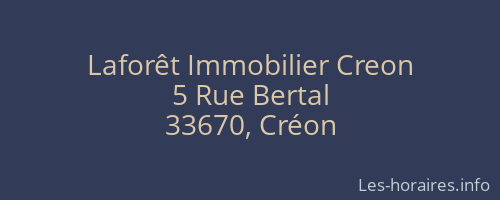 Laforêt Immobilier Creon