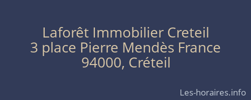 Laforêt Immobilier Creteil