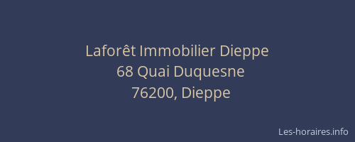 Laforêt Immobilier Dieppe