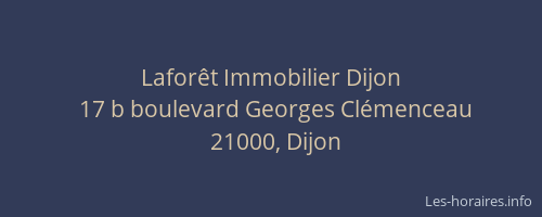 Laforêt Immobilier Dijon