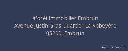 Laforêt Immobilier Embrun