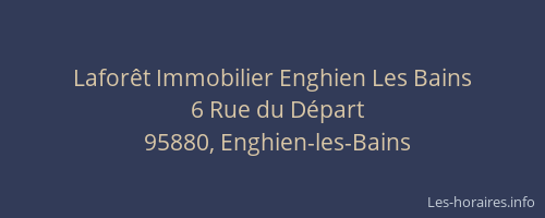 Laforêt Immobilier Enghien Les Bains