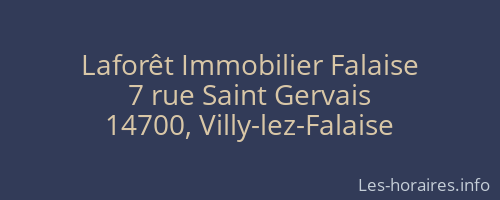 Laforêt Immobilier Falaise