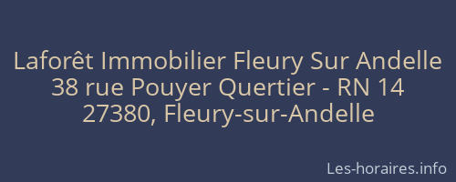 Laforêt Immobilier Fleury Sur Andelle