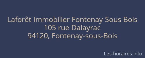 Laforêt Immobilier Fontenay Sous Bois