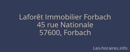 Laforêt Immobilier Forbach