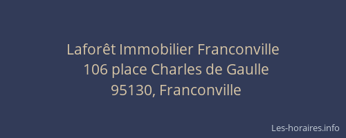 Laforêt Immobilier Franconville
