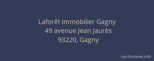 Laforêt Immobilier Gagny