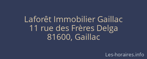 Laforêt Immobilier Gaillac